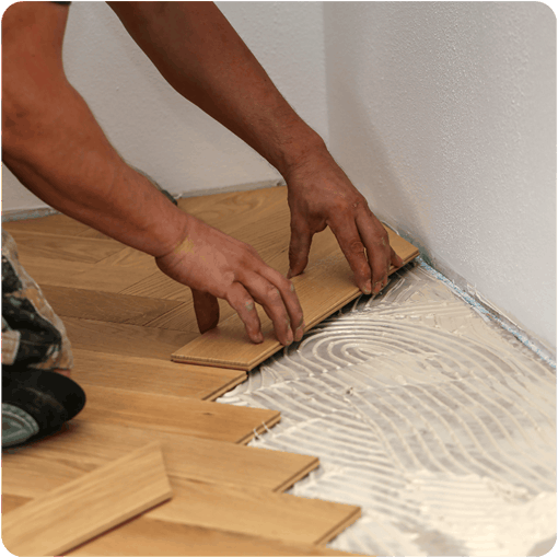 Wood flooring samples